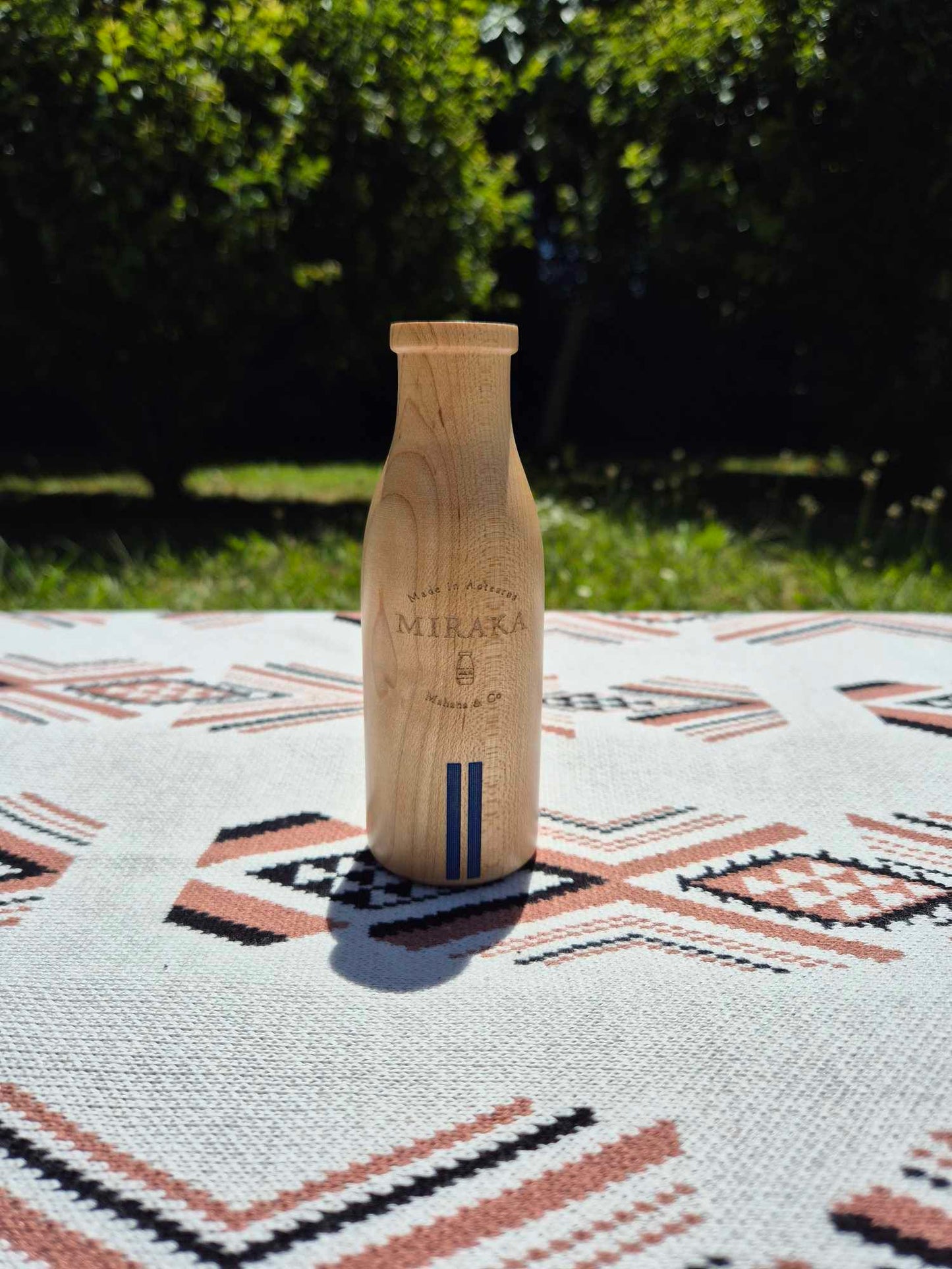 Wooden Milk/Miraka Bottle SECONDS