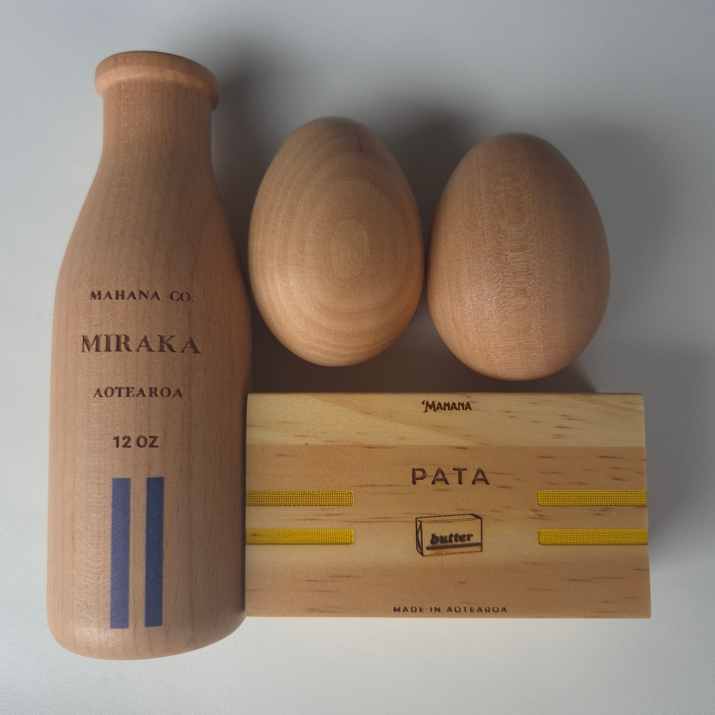 Wood Play Dairy Set