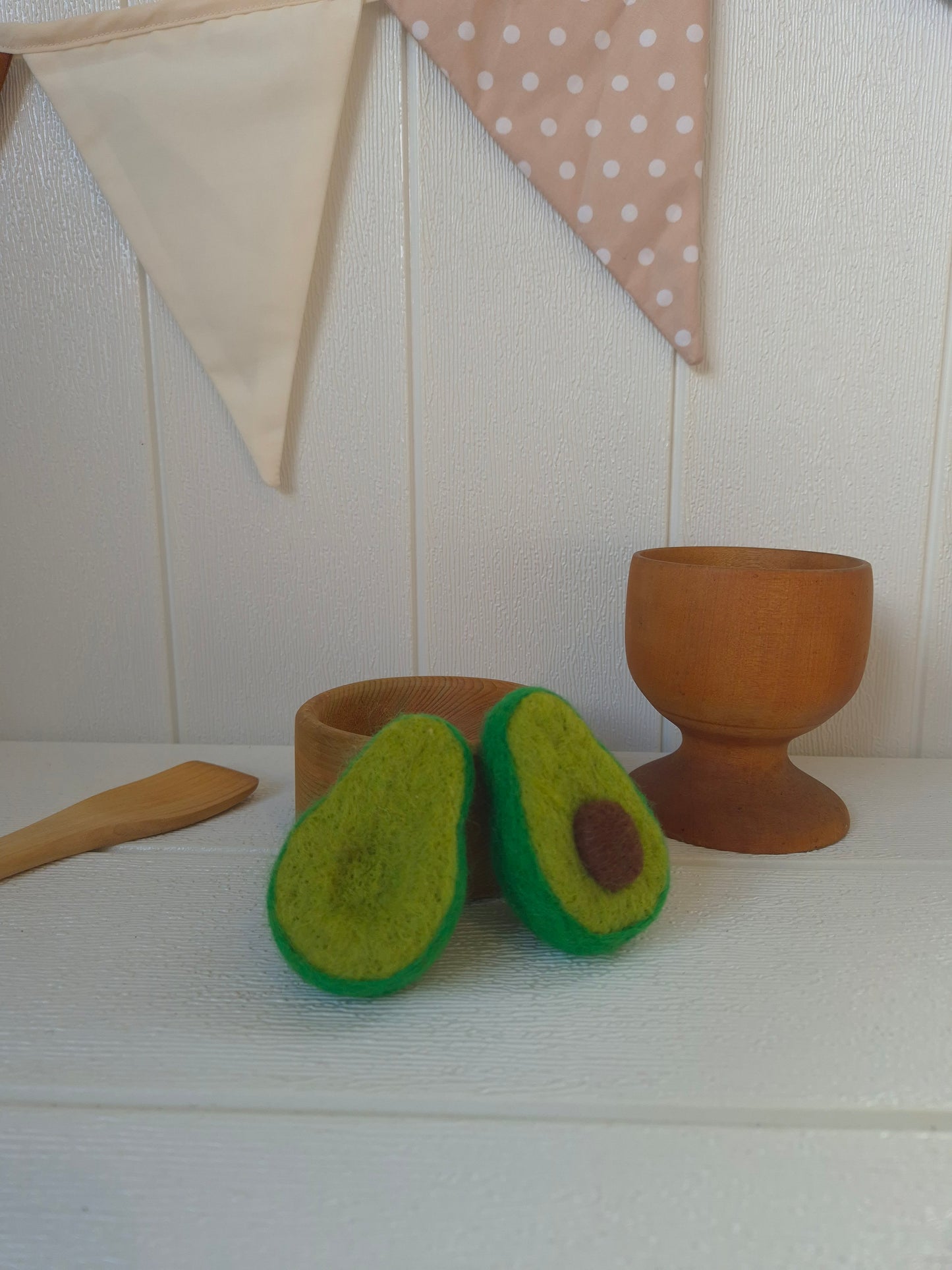 Felt Avocado Set