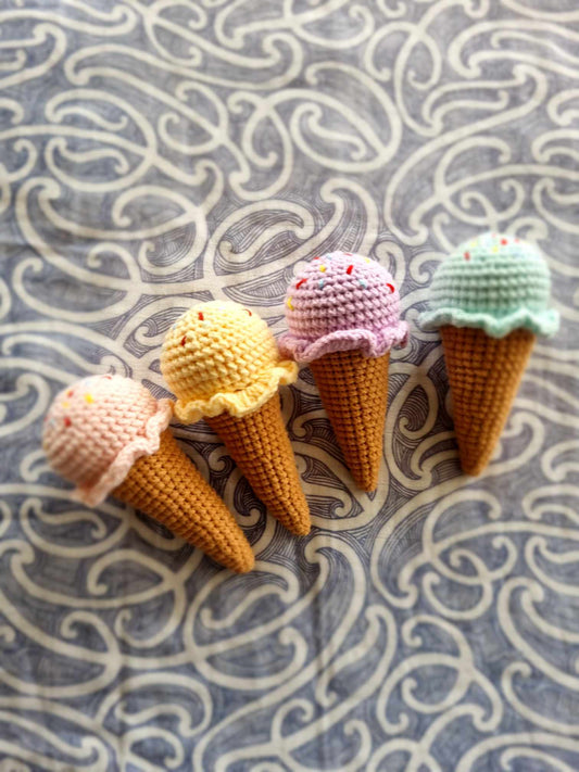 Crochet Ice Cream Set 4pcs