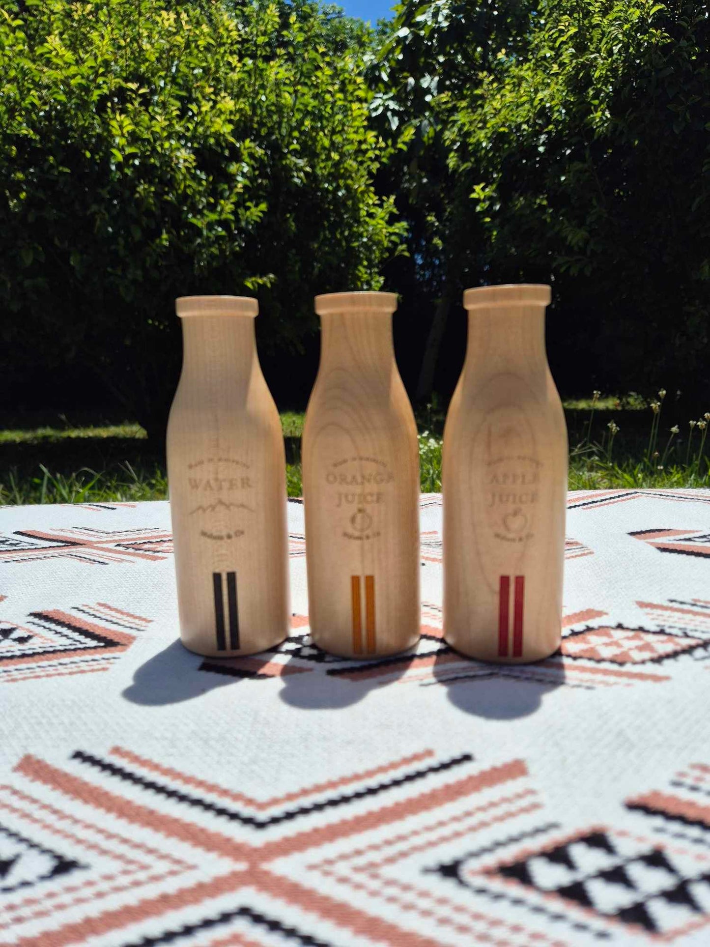 Wooden Drink Bottles (English) SECONDS