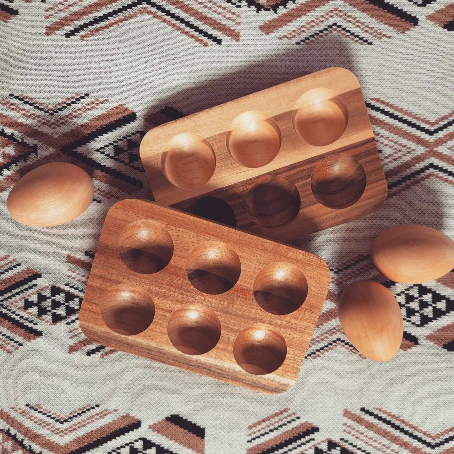 Wooden Egg Tray