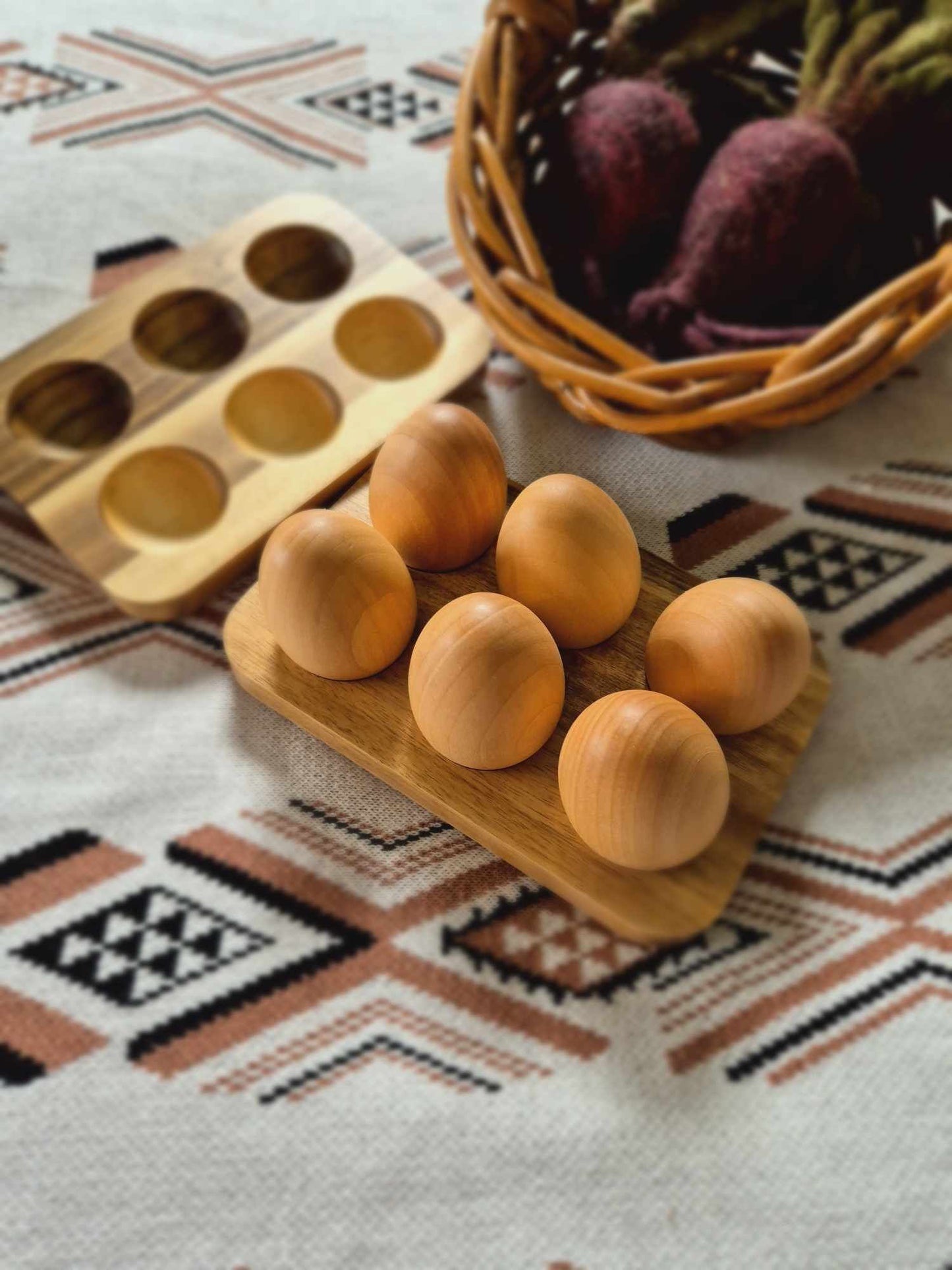 Wooden Egg Tray