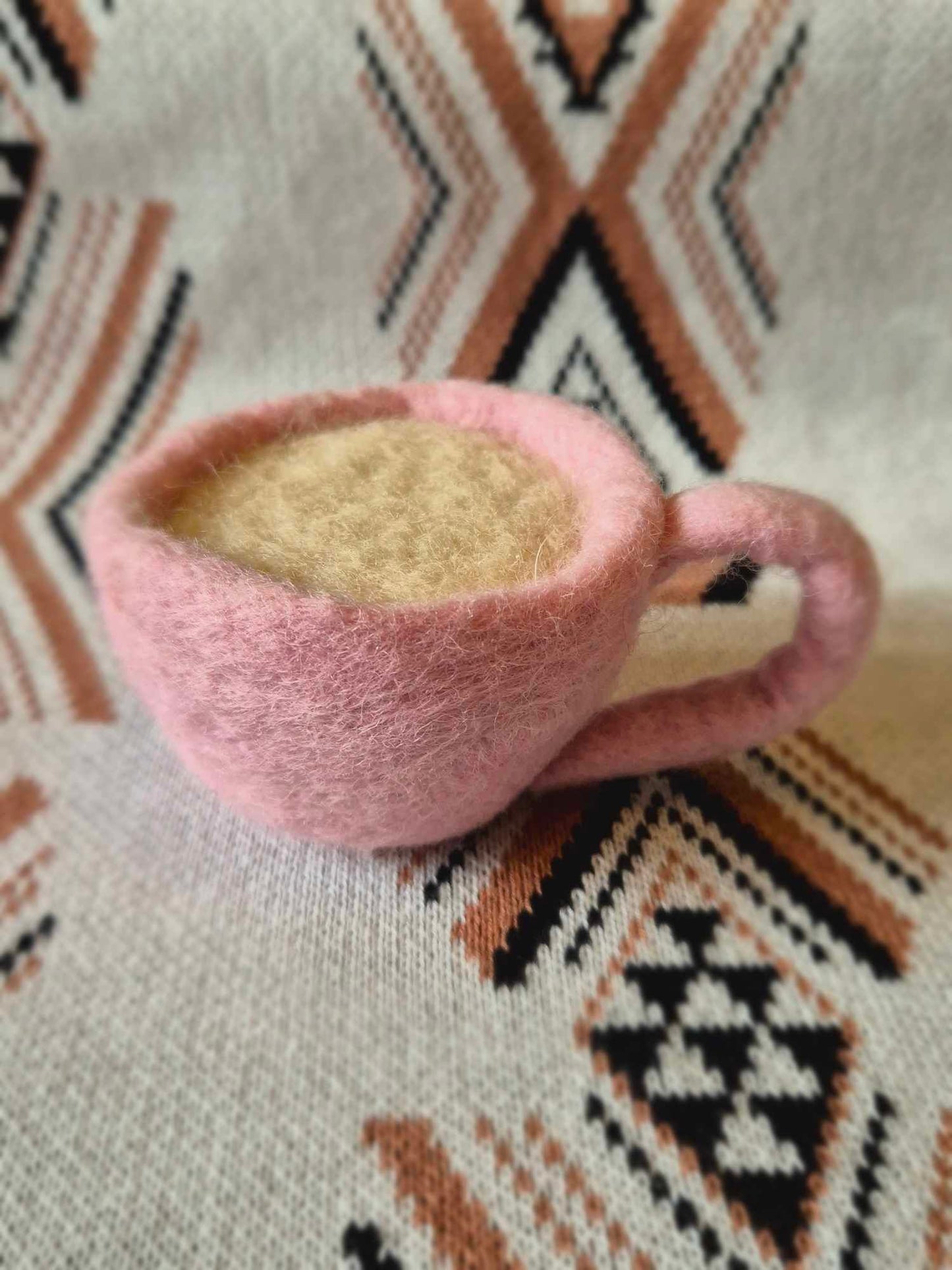 Felt Tea Cup Hot Drink