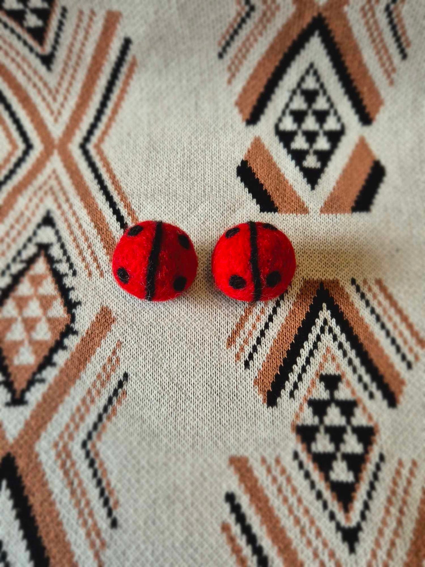 2pc Felt Ladybird Set