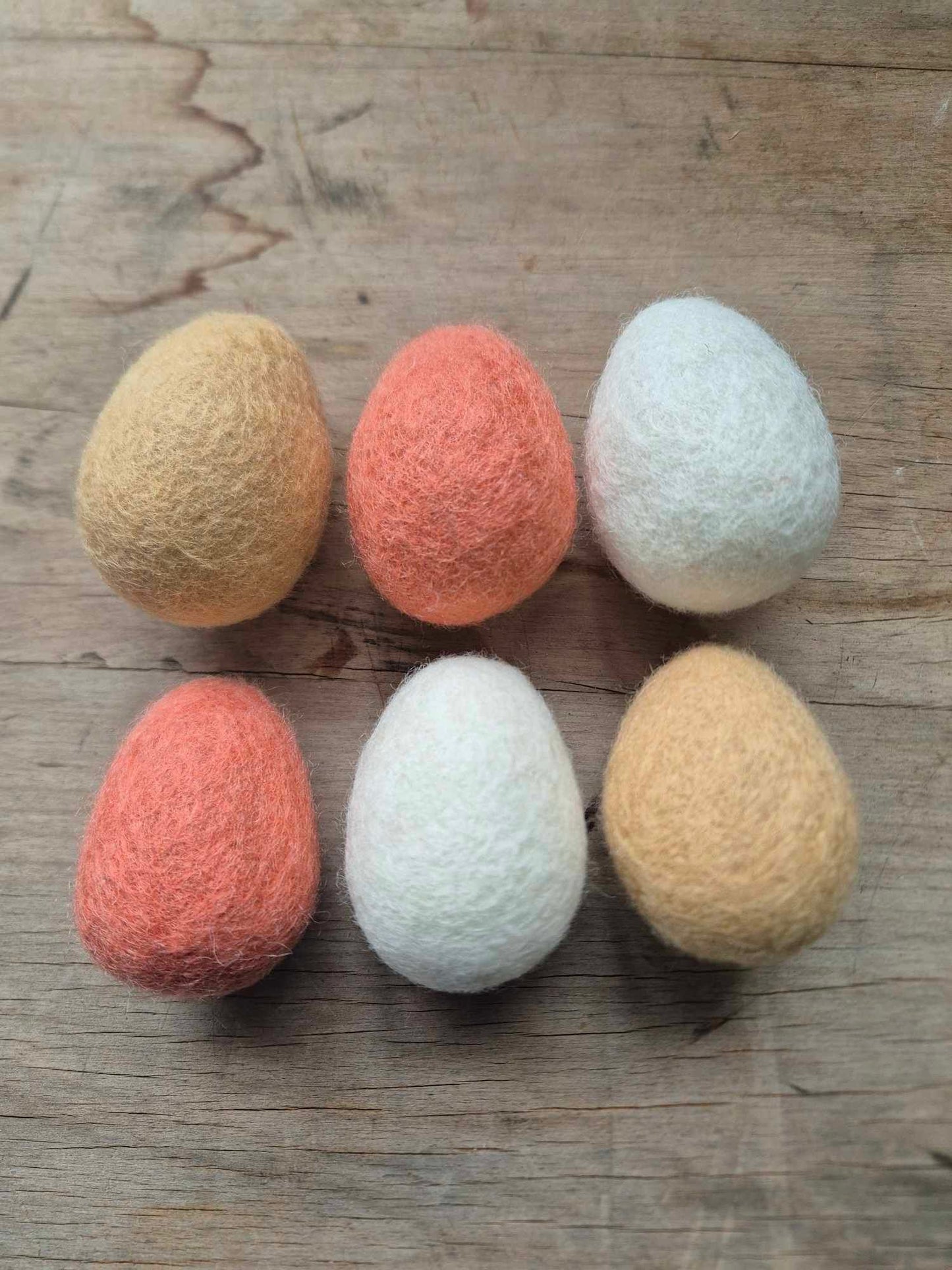 6pc Felt Eggs Set