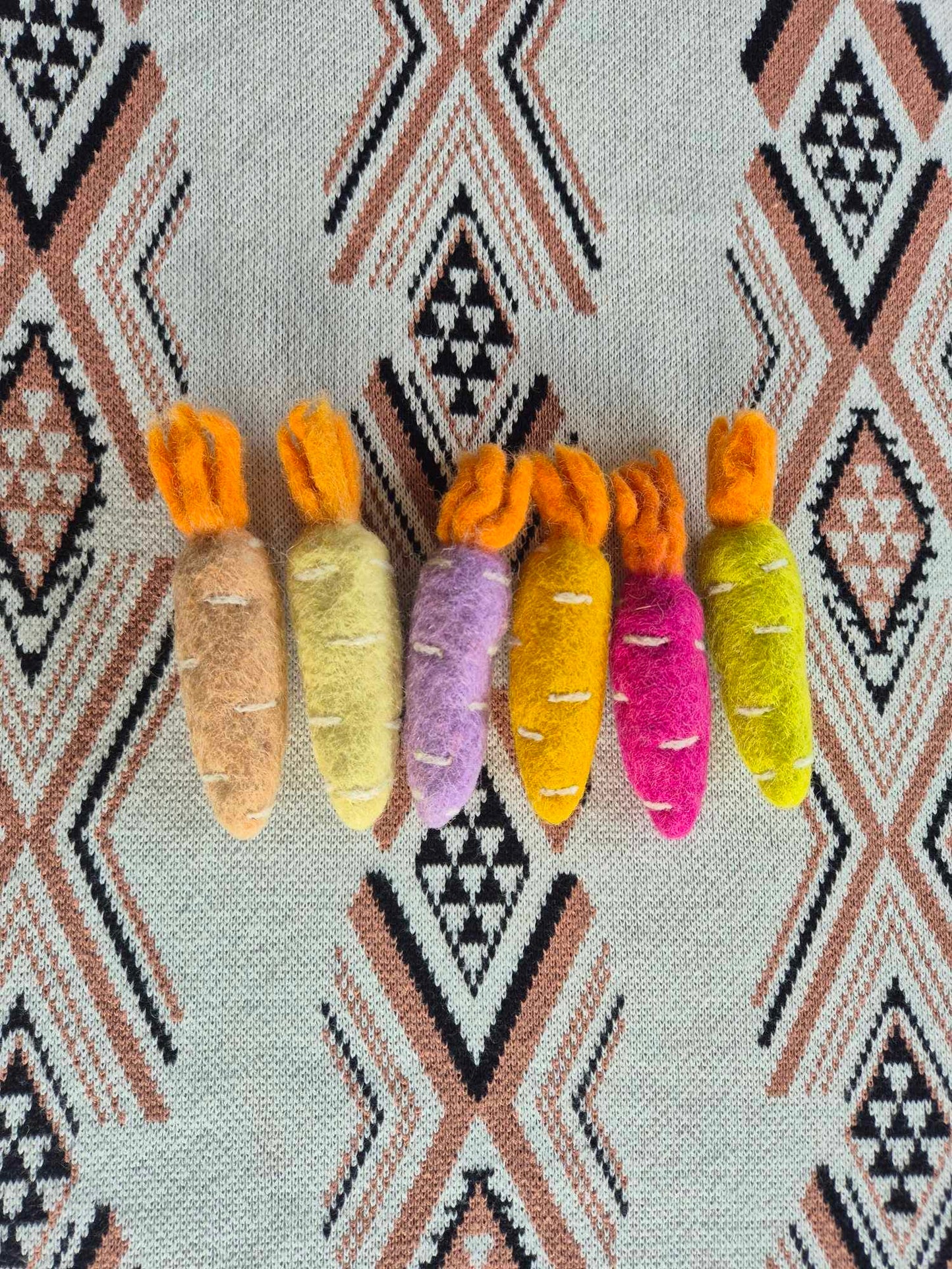 Mini Rainbow Carrot Set