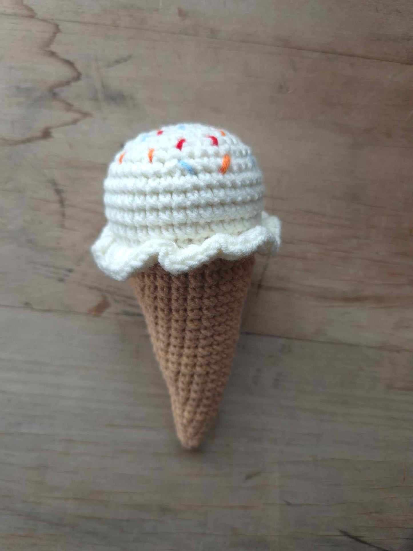 Crochet Ice-Cream Single