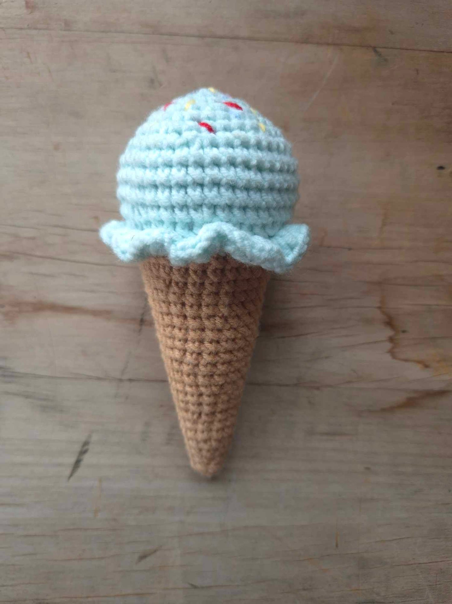 Crochet Ice-Cream Single