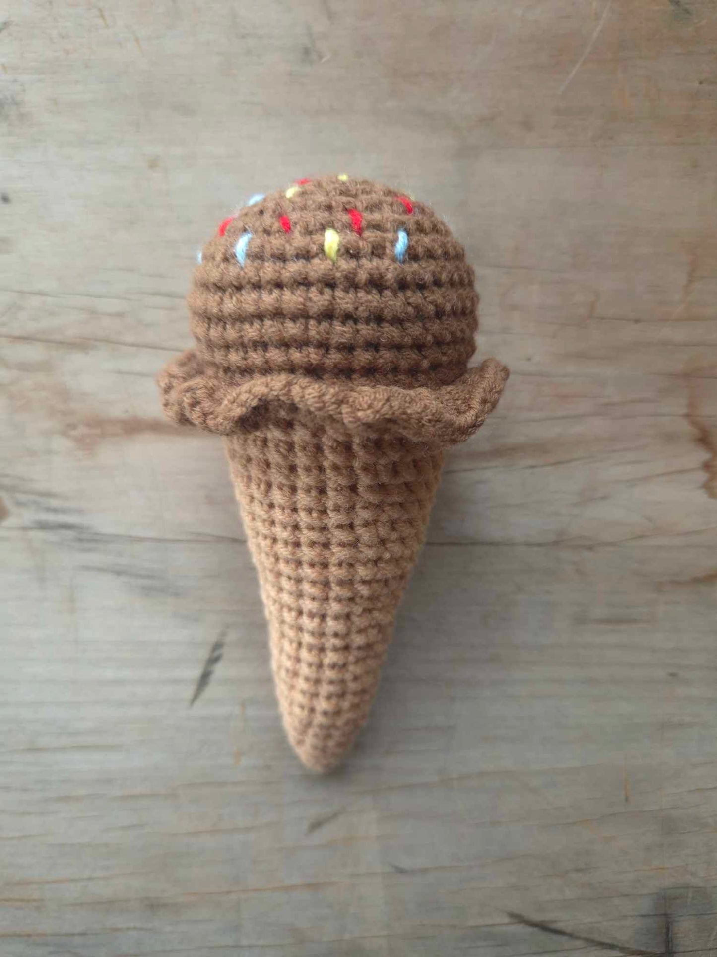 Crochet Ice-Cream Single