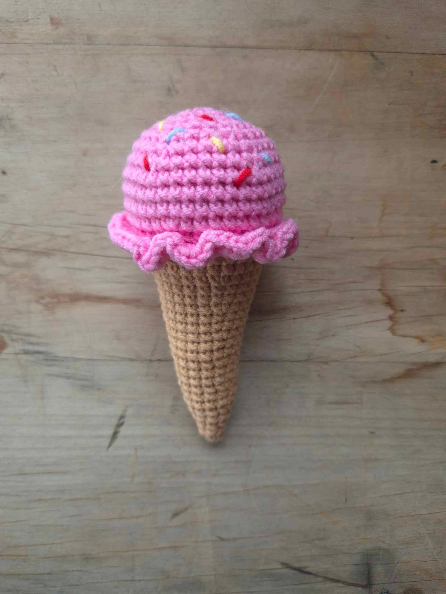 Crochet Ice-Cream Single