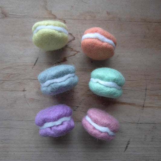 Mini Pastel Macaroons Set