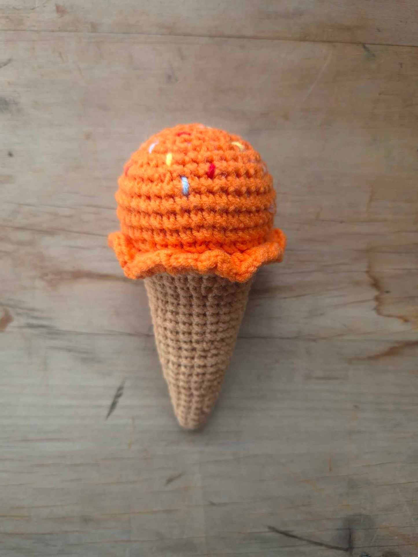 Crochet Ice-Cream Single