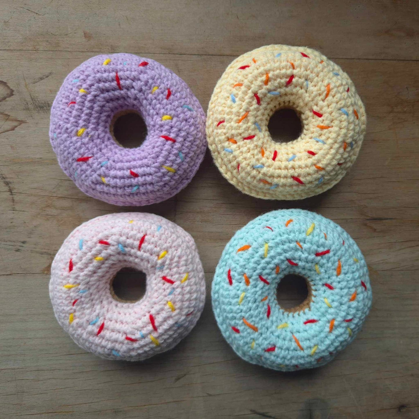 Crochet Donut Set 4pcs