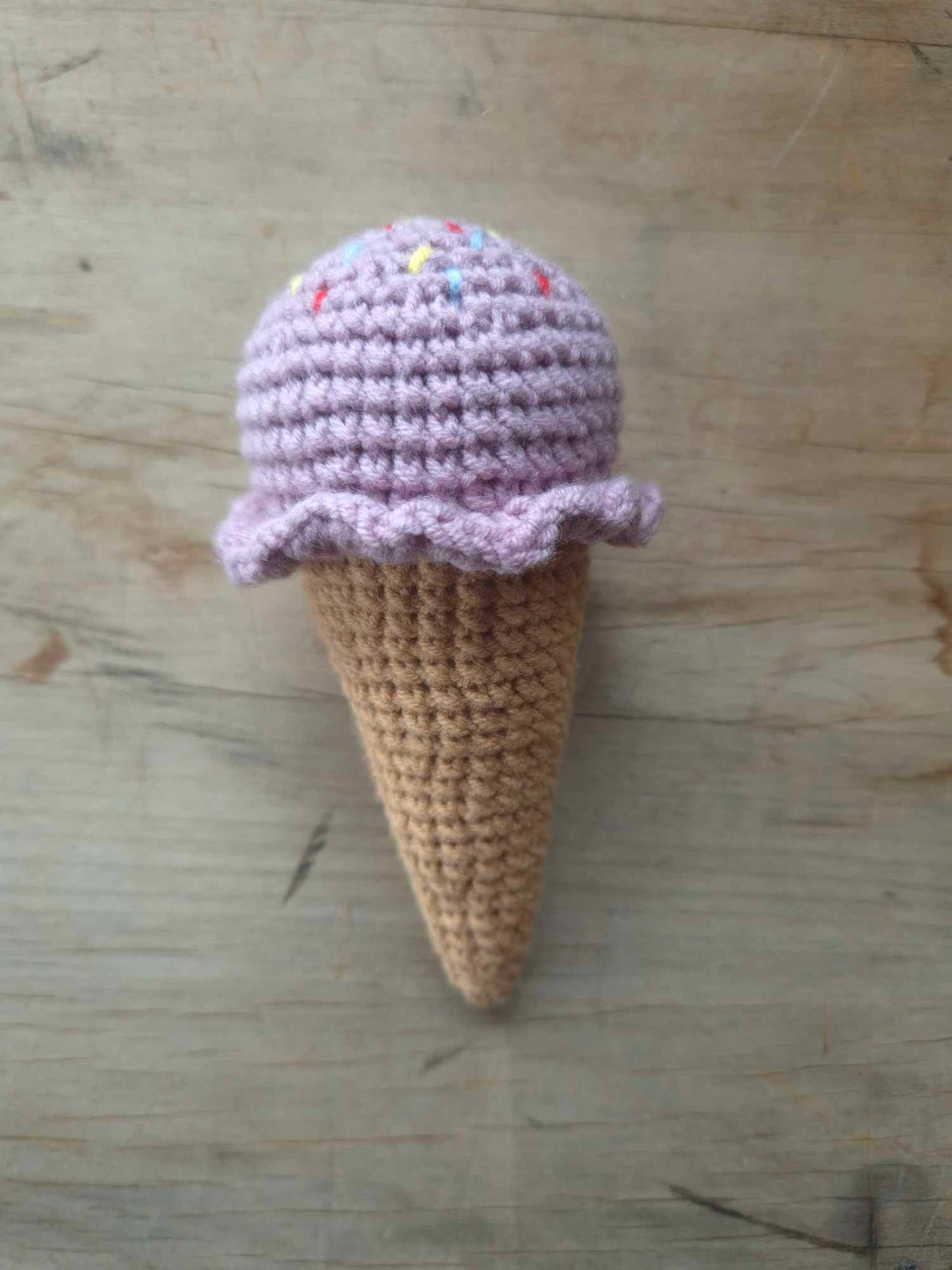 Crochet Ice-Cream Single