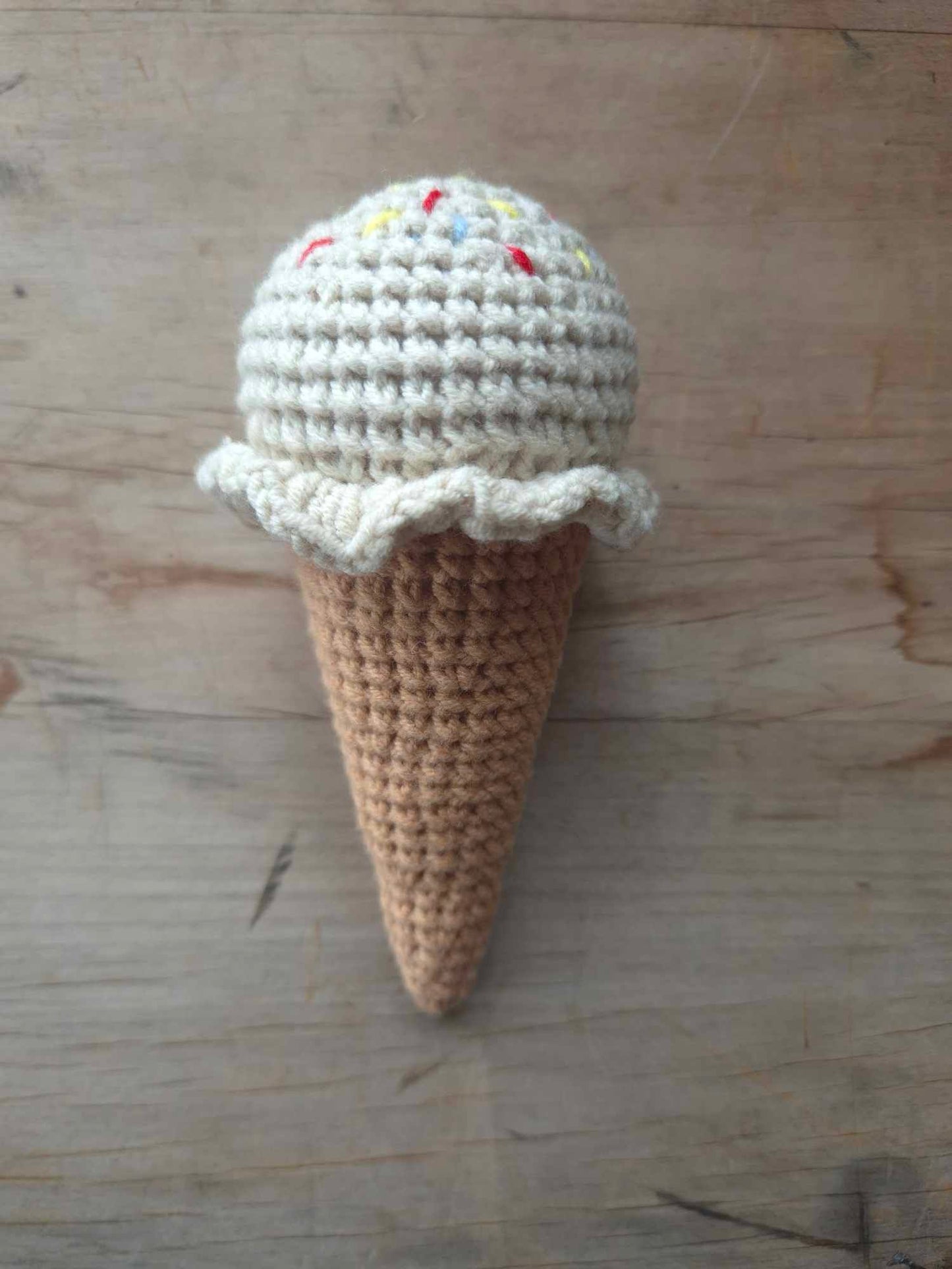 Crochet Ice-Cream Single