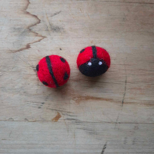 2pc Felt Ladybird Set