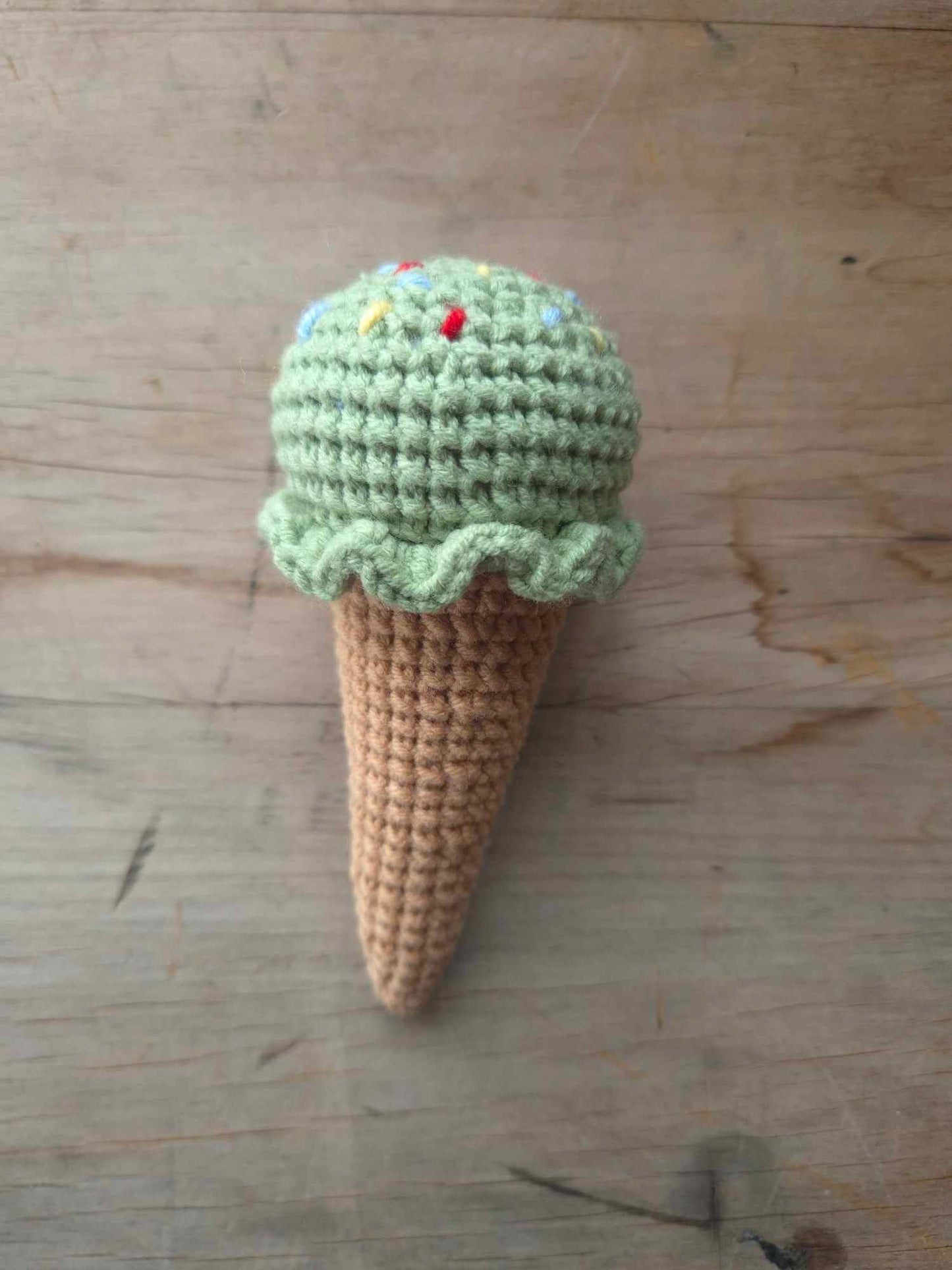 Crochet Ice-Cream Single