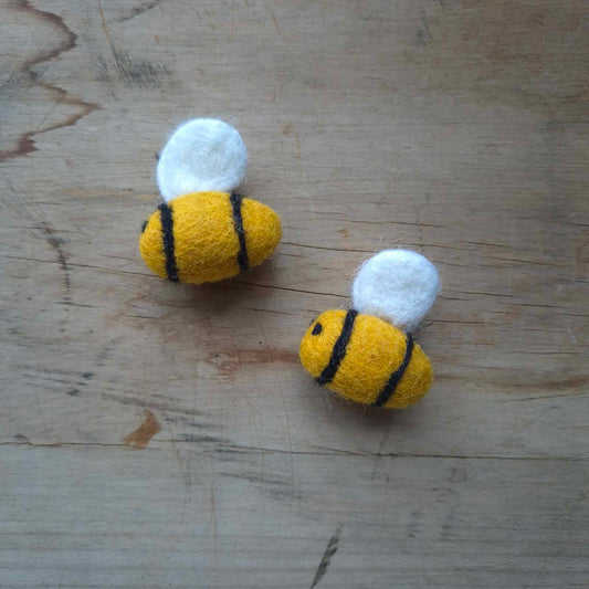 2pc Bees White Wings