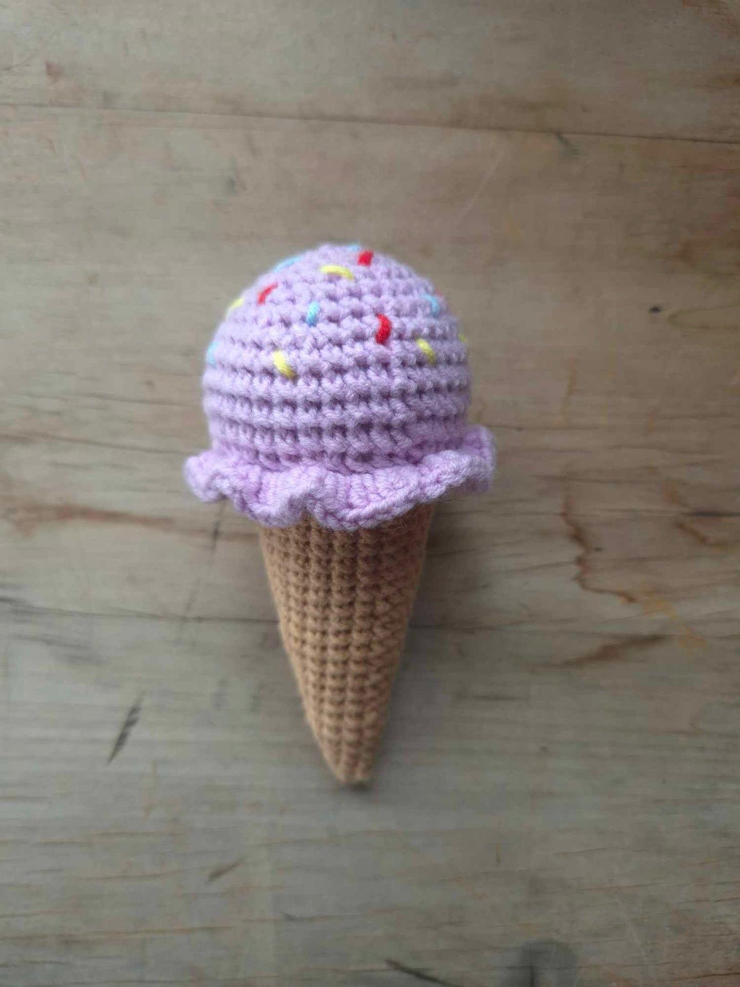 Crochet Ice-Cream Single