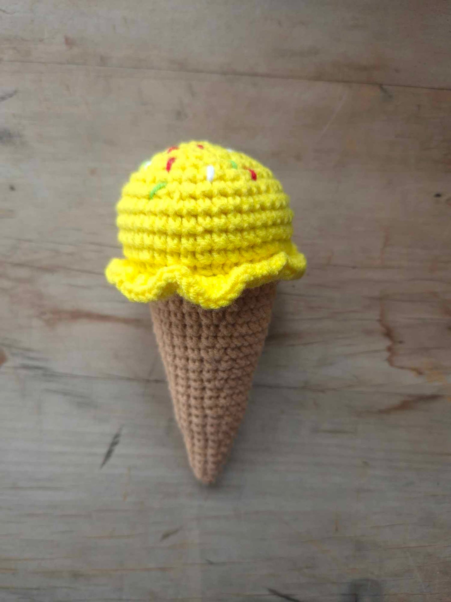 Crochet Ice-Cream Single