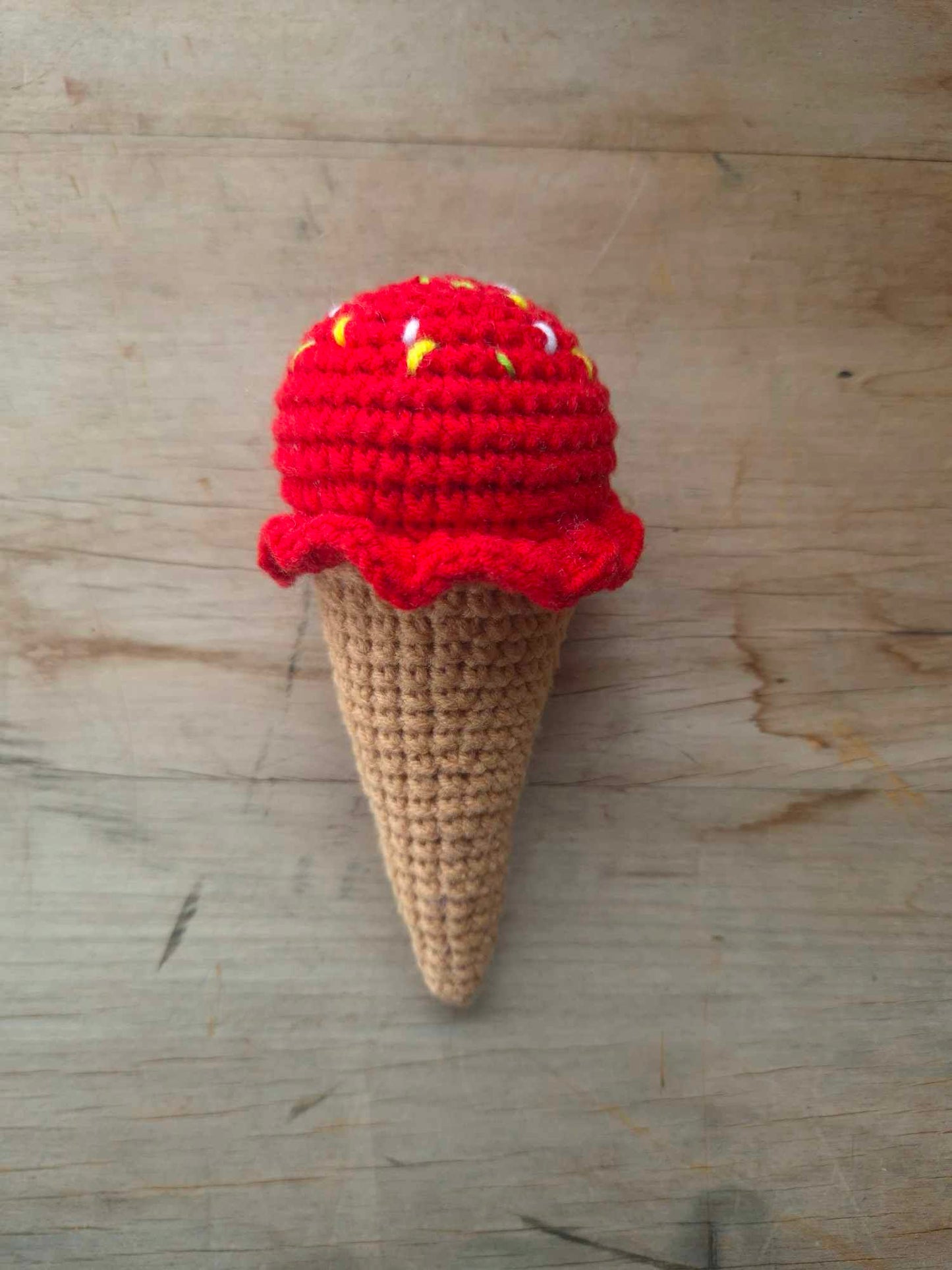 Crochet Ice-Cream Single