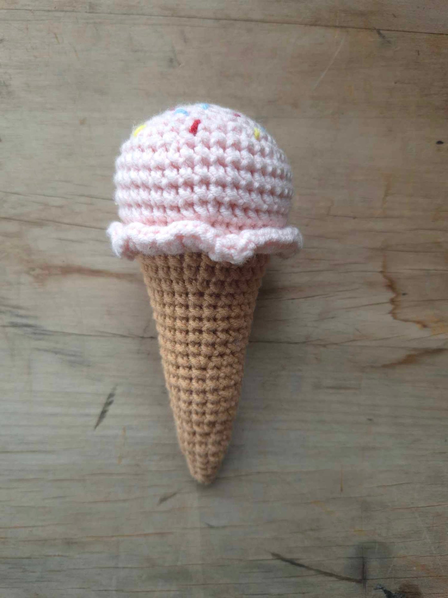 Crochet Ice-Cream Single