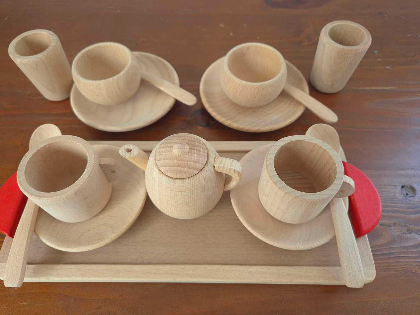 Wooden Tea Set 16pcs