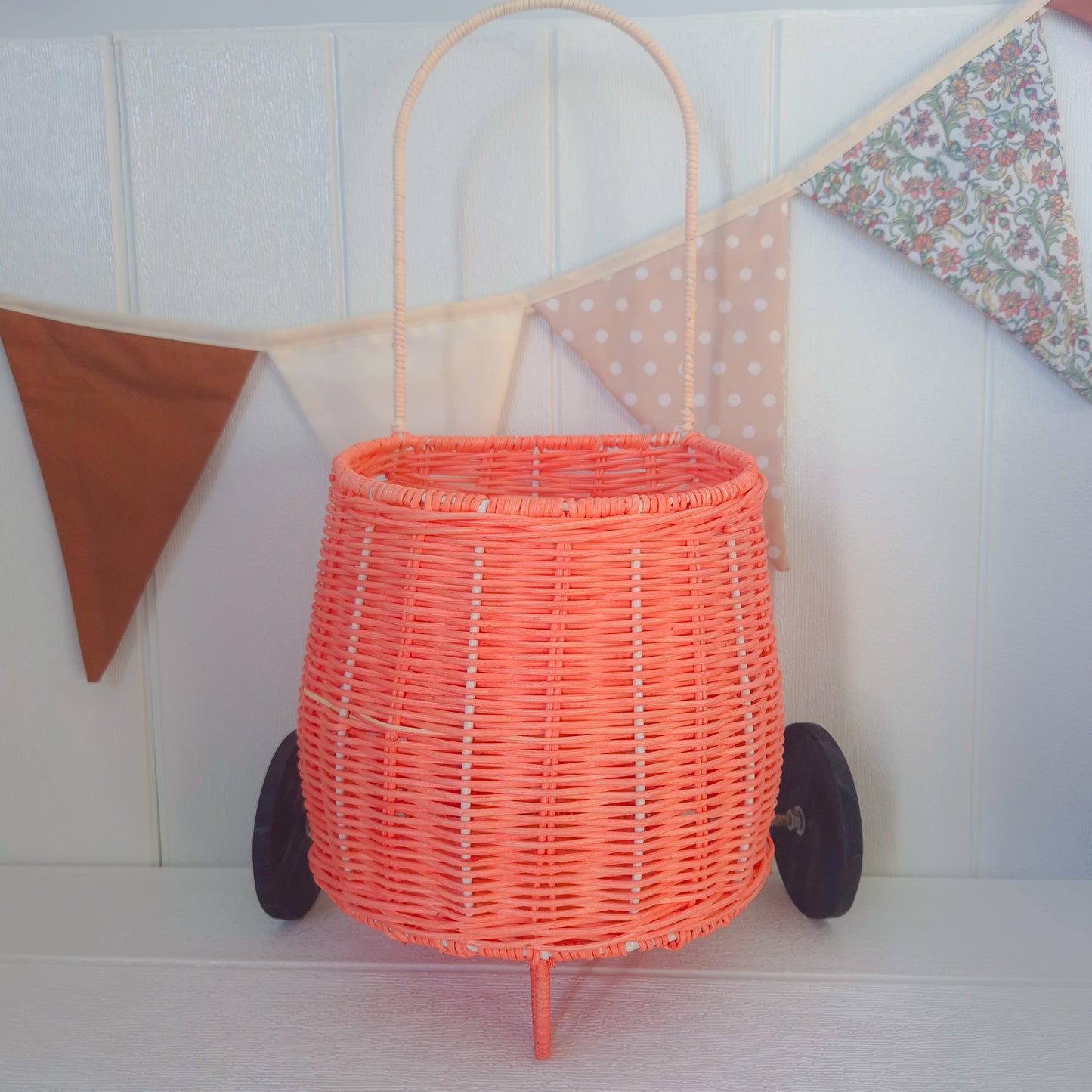 Rattan Pink Mini Luggy Seconds