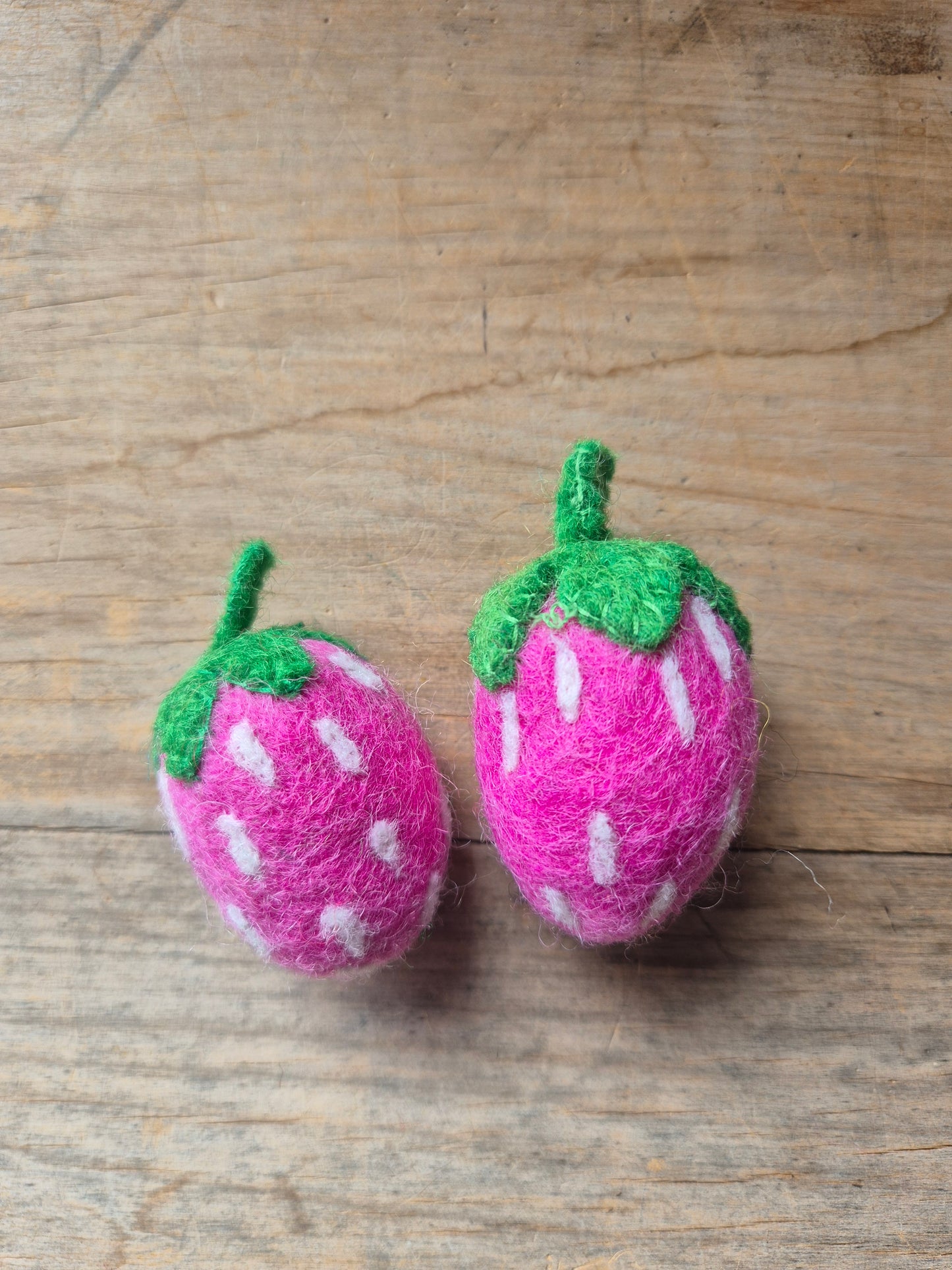 2pc Felt Strawberries Set