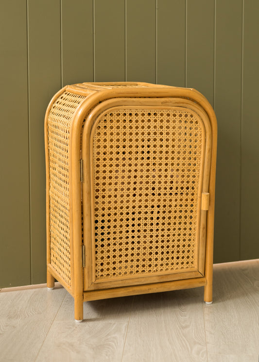 Rattan Bedside/Fridge/Cupboard