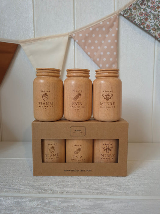 Te Reo Māori Pantry Jar Set